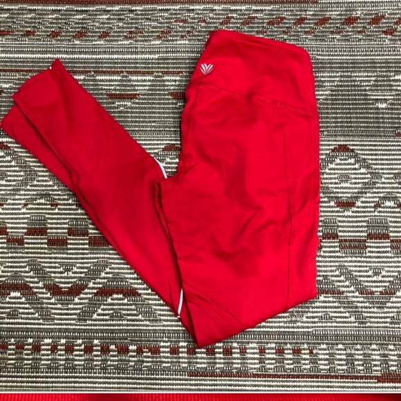 Forever 21 XS Red leggings. - Picture 2 of 4